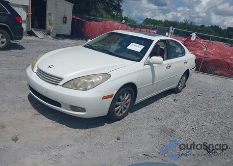 2004 Lexus Es 330 из США, поврежденный, VIN JTHBA30G545032163